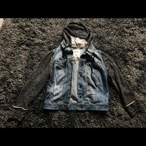 Mossimo jean and sweatshirt jacket size XL
